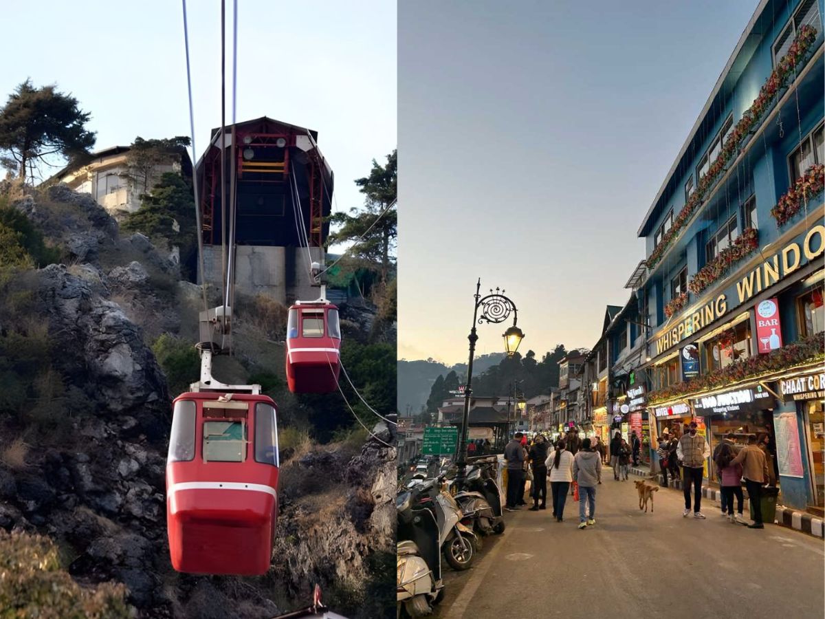 Mussoorie Mall Road and Ropeway