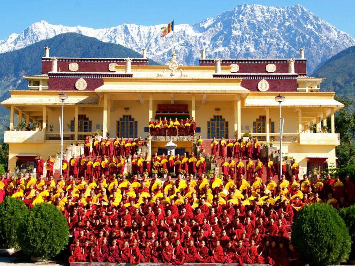 Monasteries in Dharamshala And Mountains