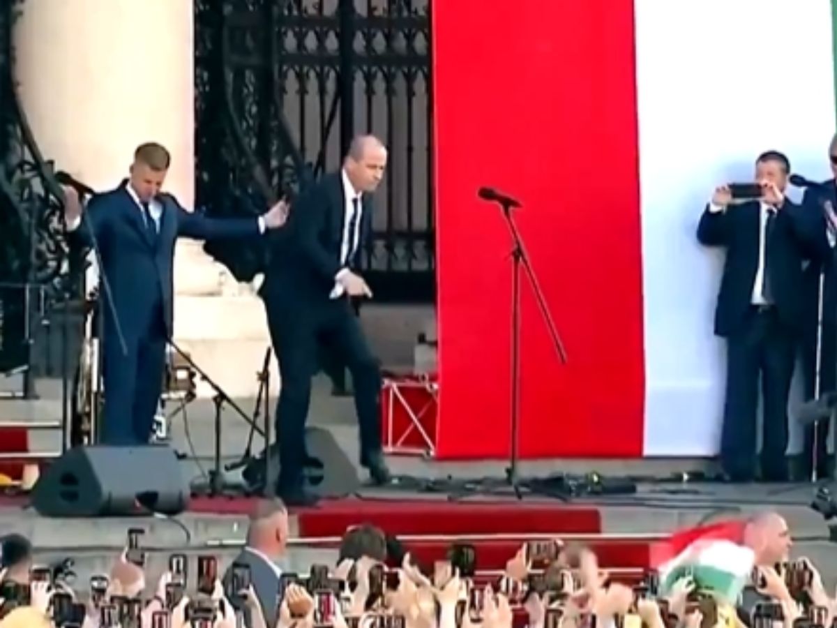 Watch Video: Hungary’s New Health Minister, Zsolt Hegedus Seen Dancing At Parliament Inauguration Celebration