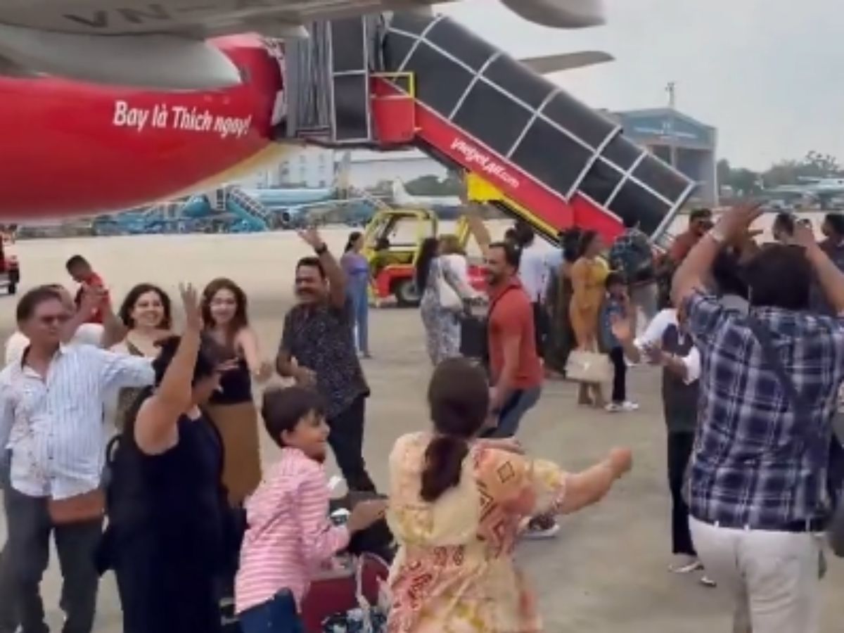 Viral Video: Indian Tourists Perform Garba On Vietnam Airport Tarmac
