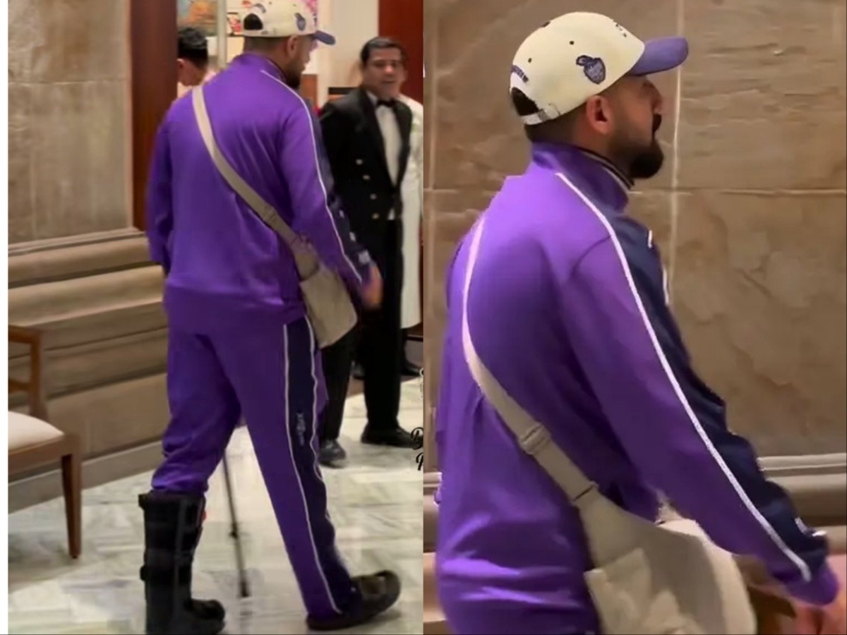 Varun Chakaravarthy injury update IPL 2026, KKR vs RCB match news, Varun Chakaravarthy viral video leg brace, Kolkata Knight Riders injury news today, Varun Chakaravarthy out of IPL 2026, Rachin Ravindra KKR replacement, mystery spinner injury update
