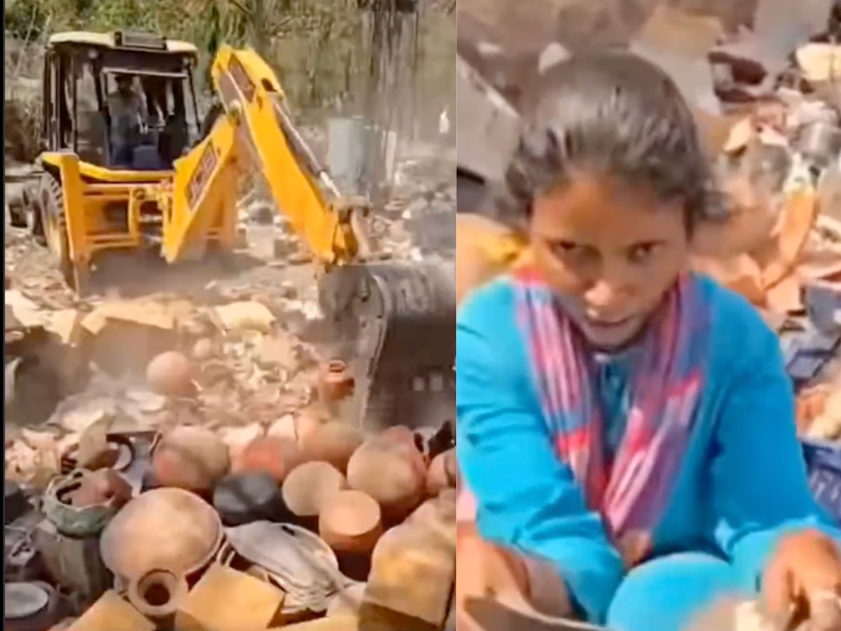 Disabled woman Archana Parkhe breaks down.