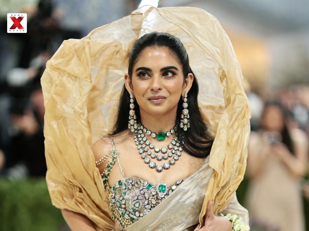 Isha Ambani Saree Blouse at Met Gala 2026