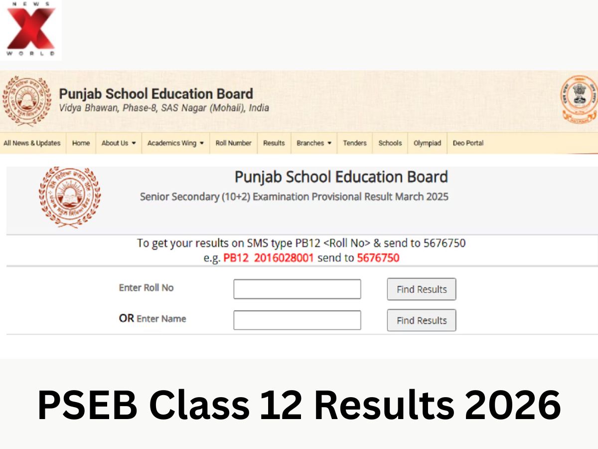 PSEB Class 12 Results 2026