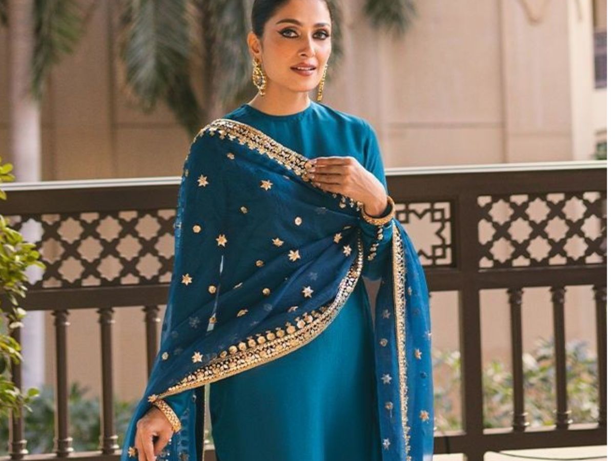 Ayeza Khan - Thick Velvet Suit