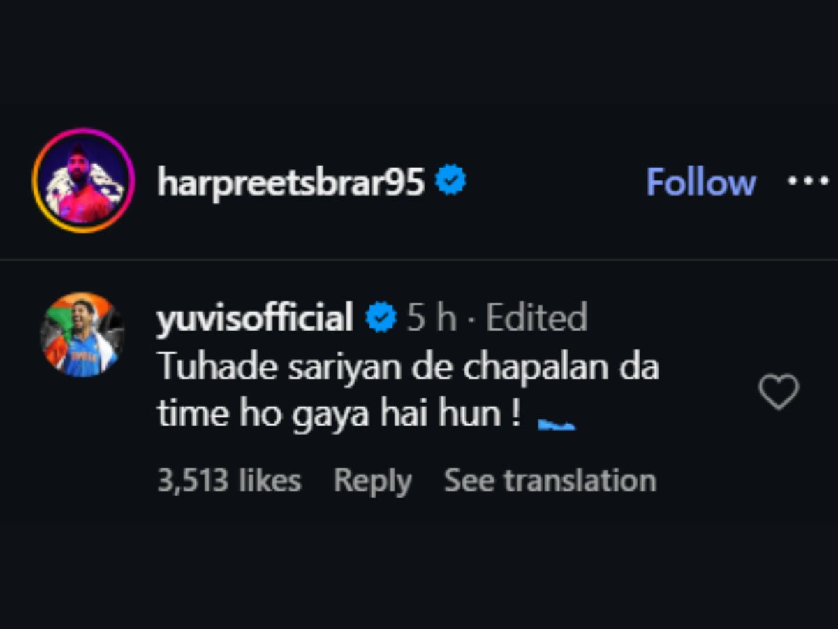 Yuvraj Singh Reply To Harpreet Brar