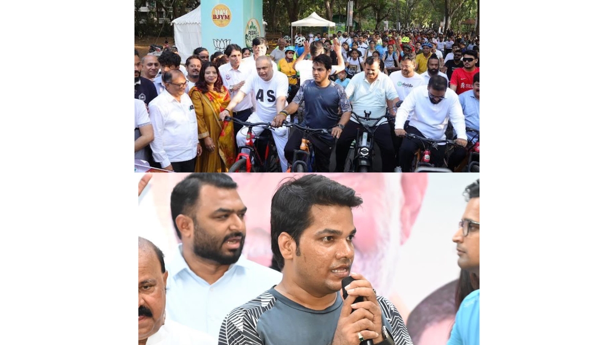 BJYM Mumbai Organises Grand Cyclothon on World Environment Day