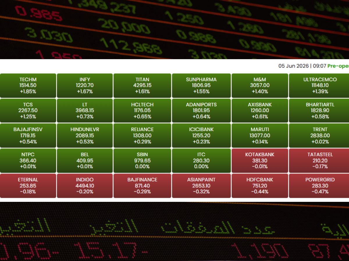 Stock Market Today, June 5: BSE Heatmap Ahead Of The Opening Bell