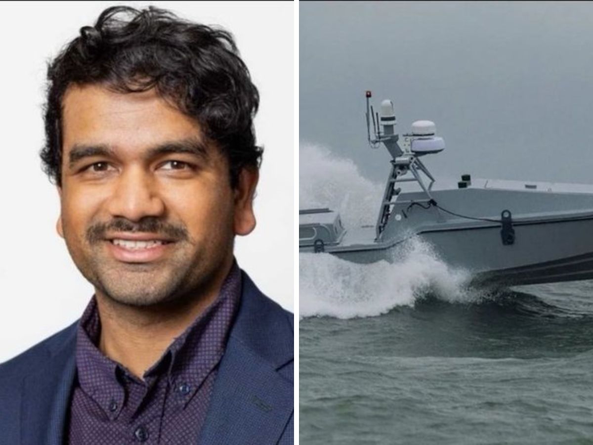 Vibhav atlekar is the CTO of company whose drone boats rescued US pilots